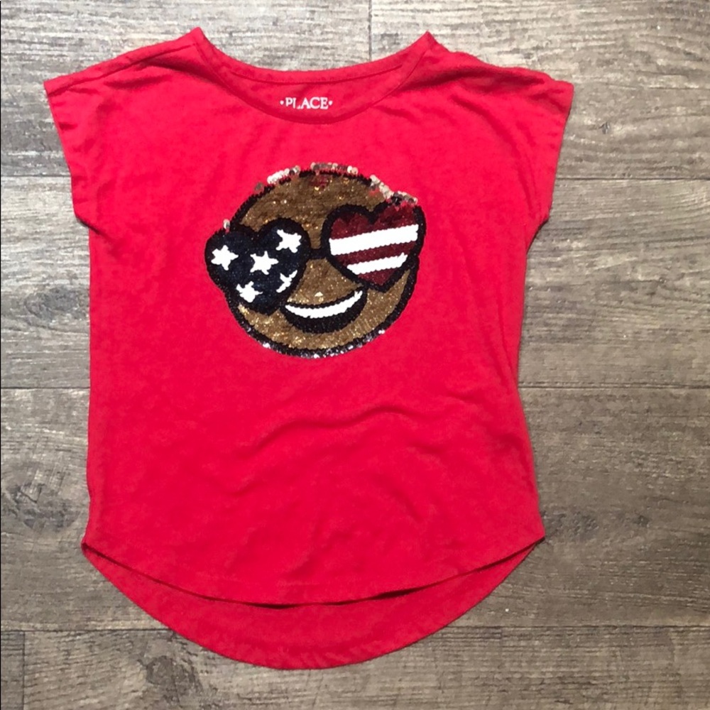 Color changing sequins shirt